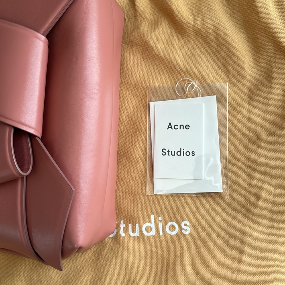 Acne Studios Musubi Bow Shoulder Bag Pink - Picture 9 of 11